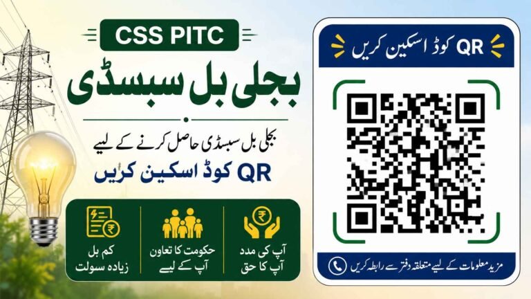 css.pitc.com.pk Registration Cross Subsidy Bill Relief Program - css ...